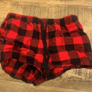 Size s plaid shorts